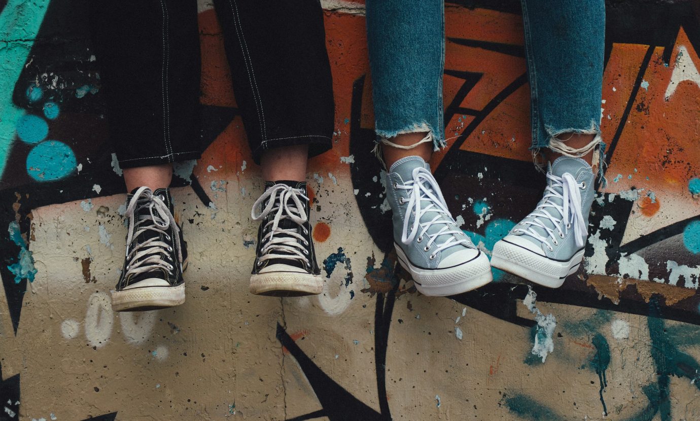 Converse graffiti