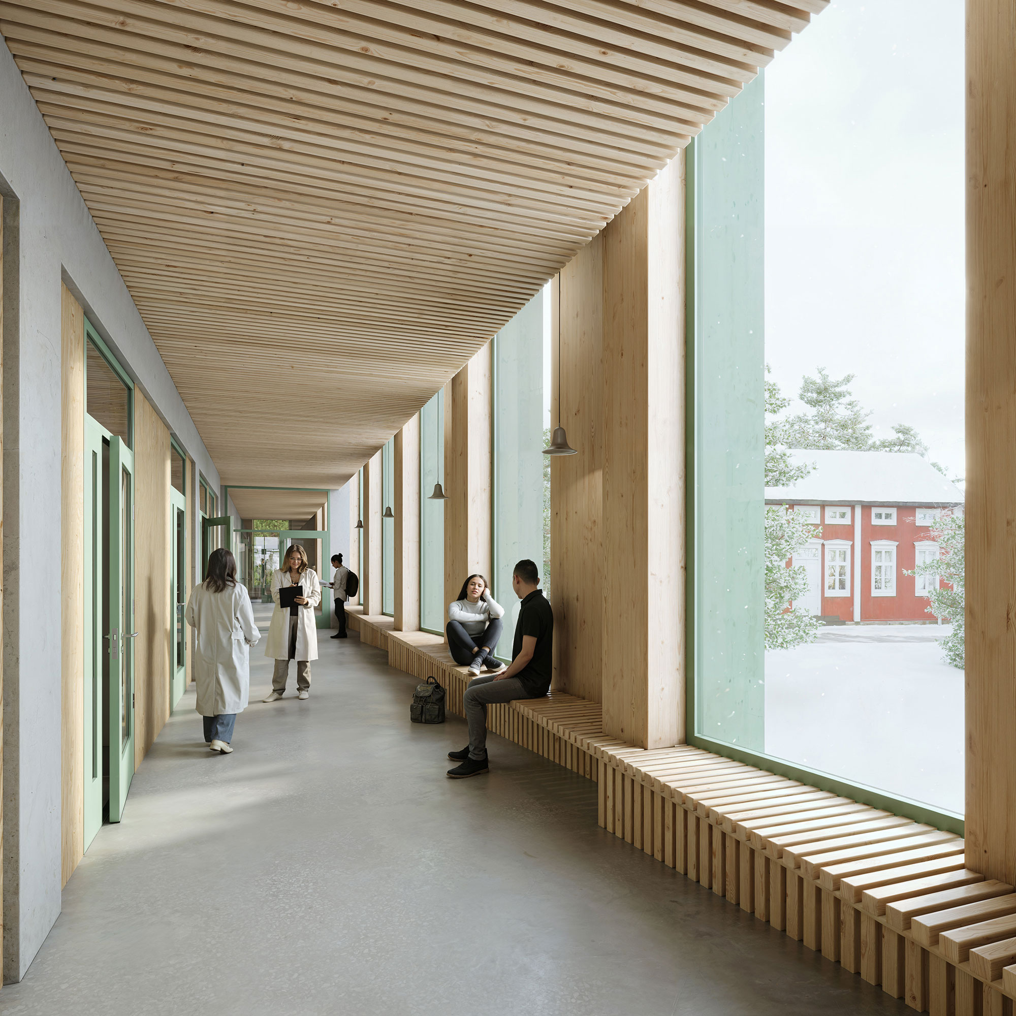 g kvarteret int Framtidens Campus Luleå